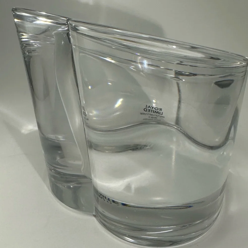 Royal‎ Limited Clear Heart Votive Candleholder 24% Full Lead Crystal